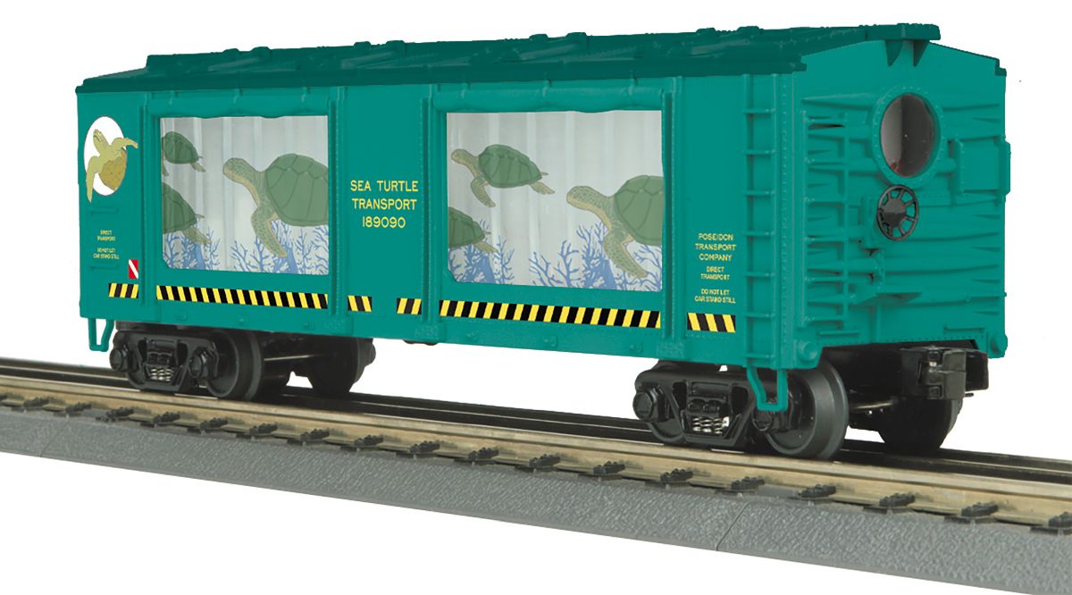 O Sea Turtles Operating Aquarium Car