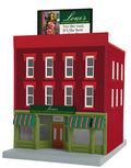 O 3-Story City Building Loui's Restaurant