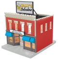 O 2-Story Building Wally's Belvedere w/LED Lights