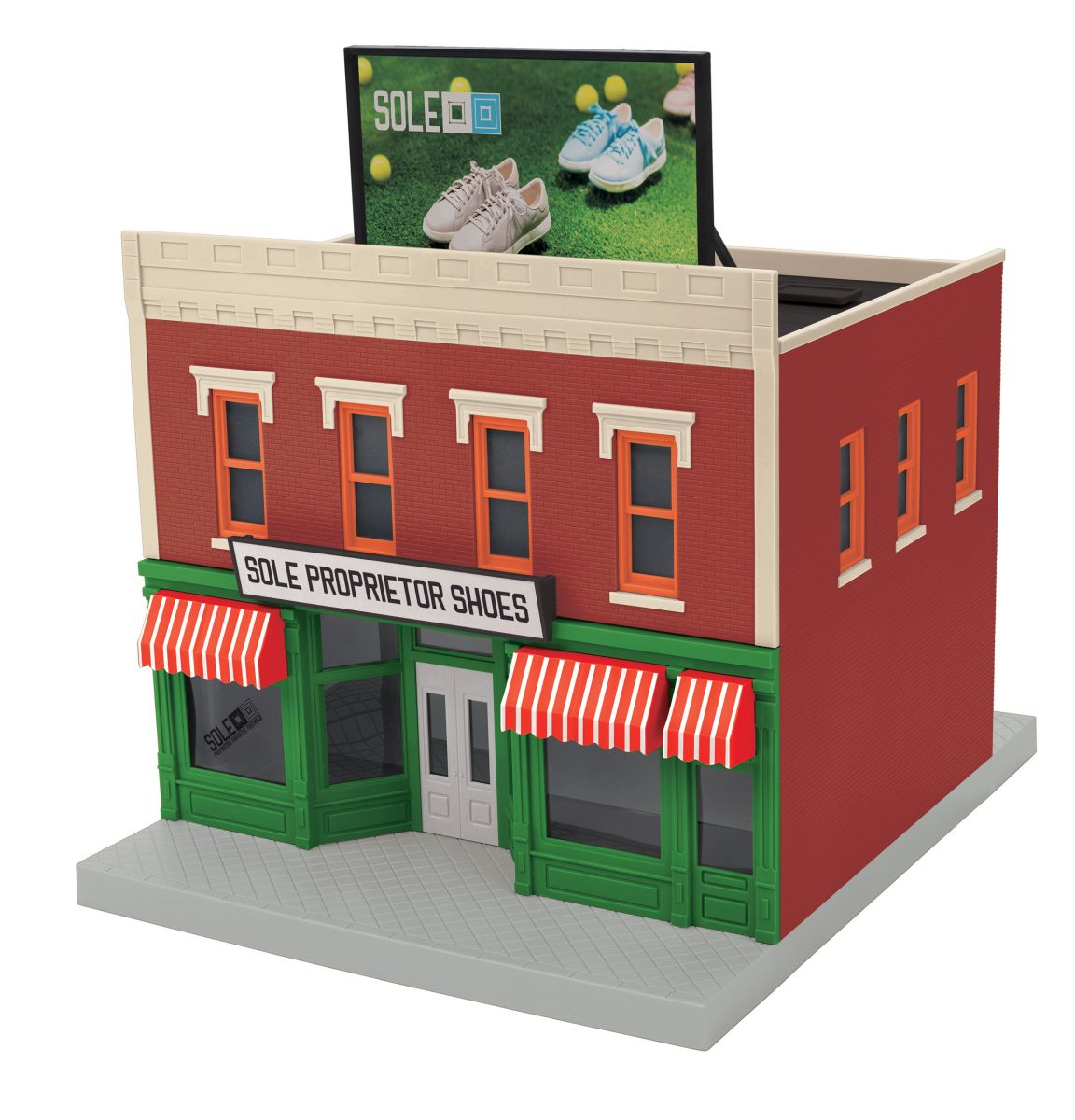 O 2-Story Building Sole Proprietor Shoe Store