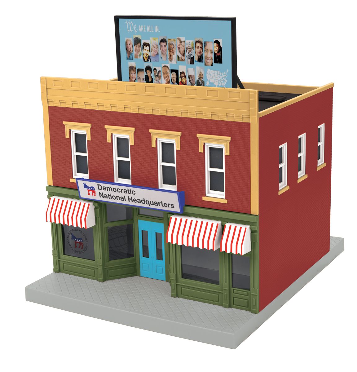 O 2-Story Building DNC Headquarters
