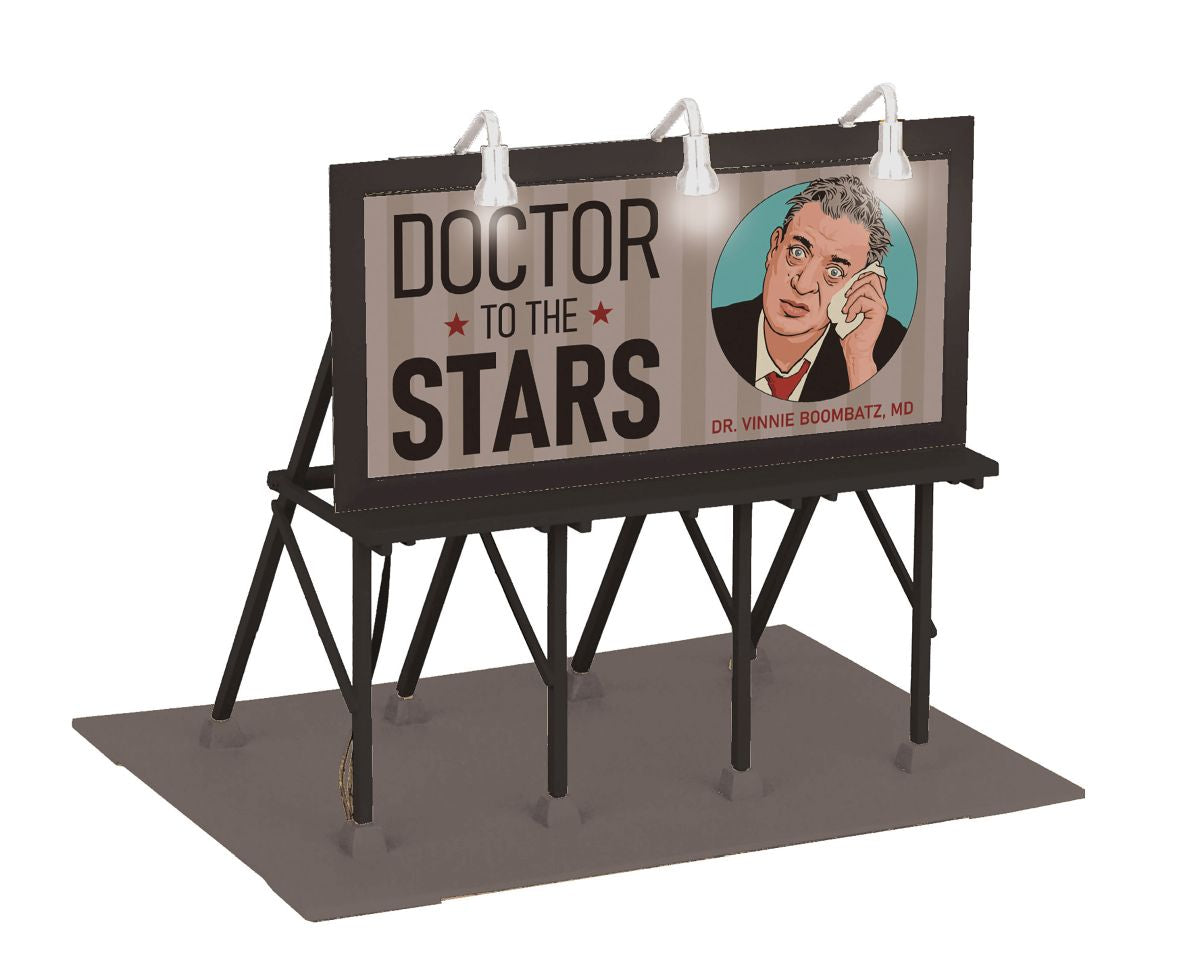 TARIFF O Lighted Billboard Dr Vinnie Boombatz