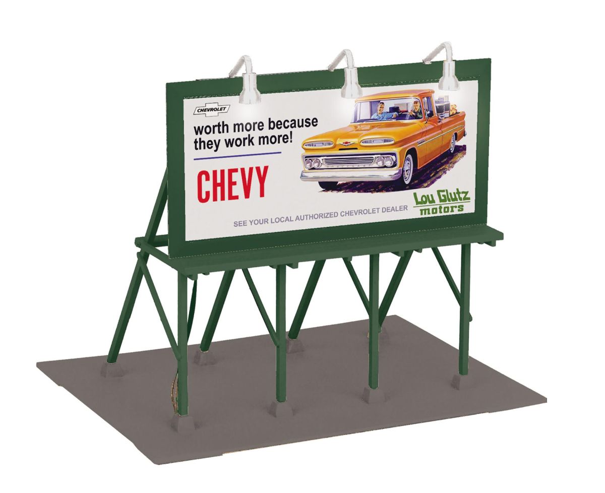 O Lou Glutz Motors Lighted Billboard