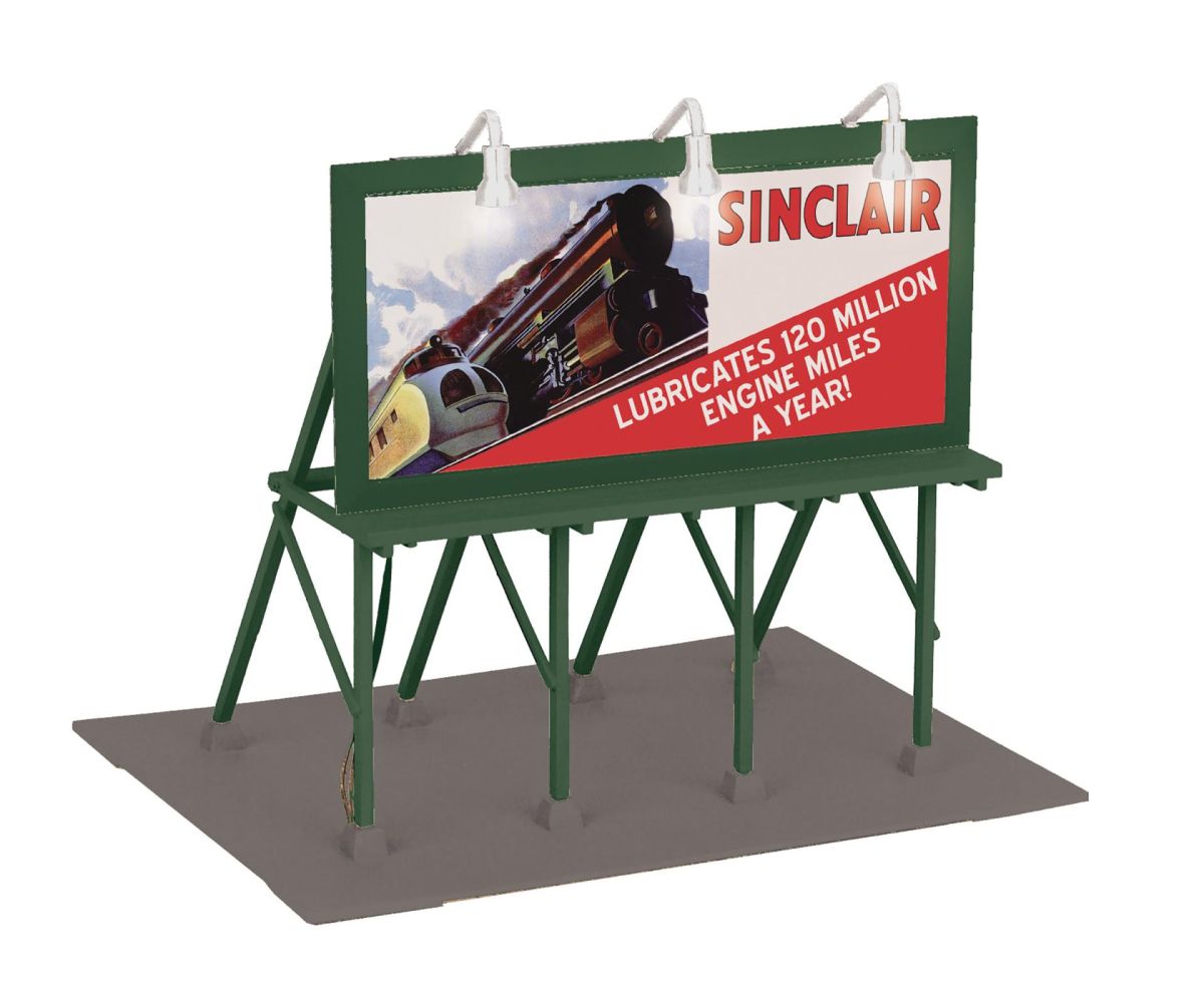 O Sinclair Oil Lighted Billboard