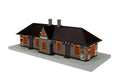 O Transylvania Country Passenger Station w/LED Lights
