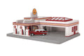 O Route 66 Operating Gas Station w/Sound