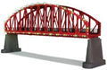 O Steel Arch Bridge w/Operating Christmas Lights