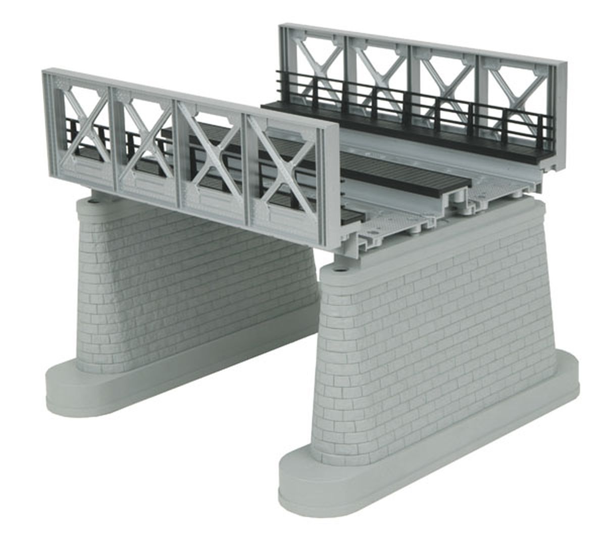 O Silver Two-Track Bridge Girder