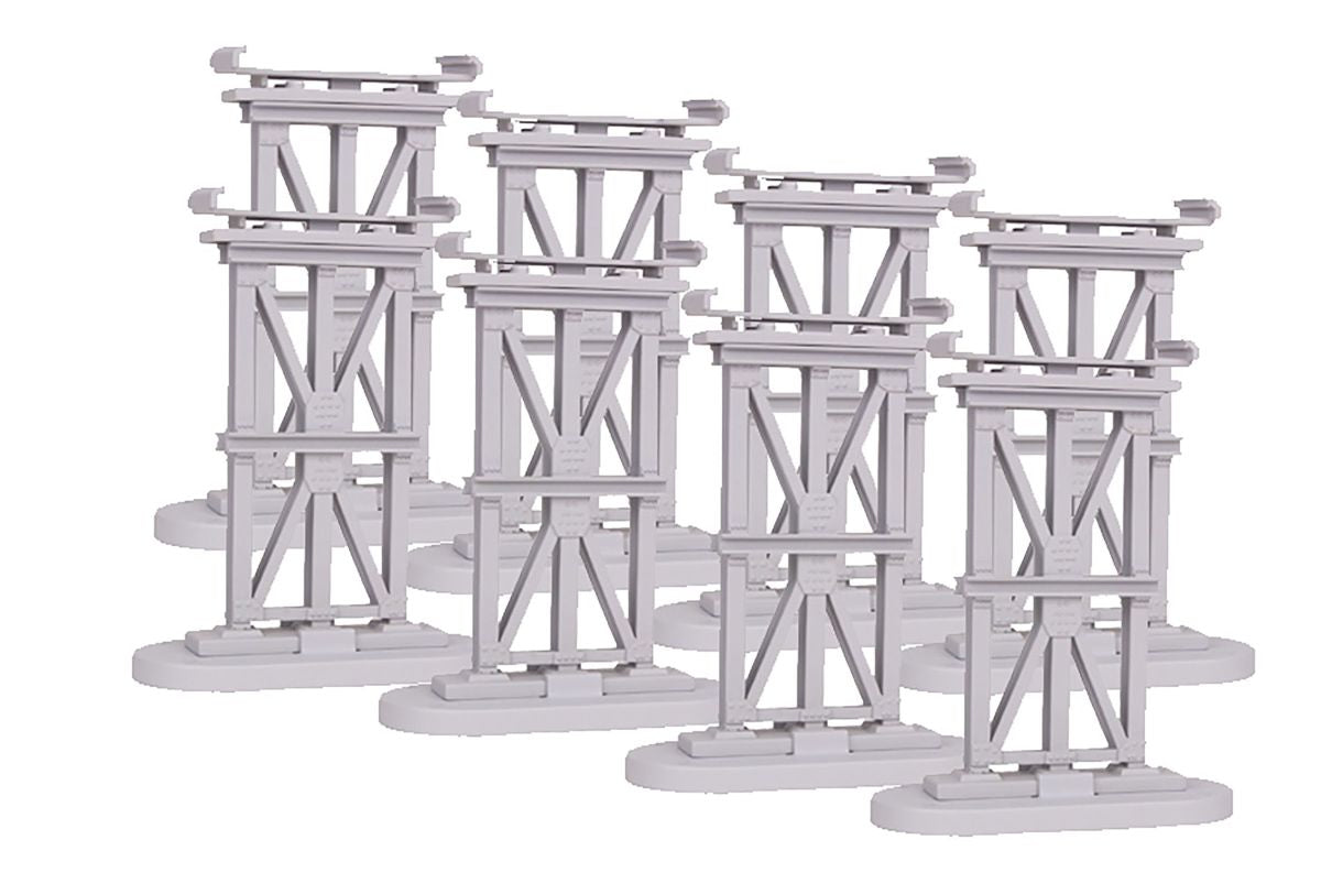 O RealTrax Elevated Subway Trestle/8pc