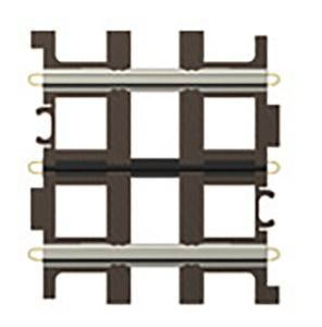 O ScaleTrax 1.75'' Straight Track