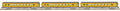 G UP 3-Car Streamlined Passenger Set Yellow
