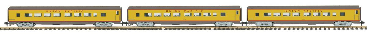 G UP 3-Car Streamlined Passenger Set Yellow