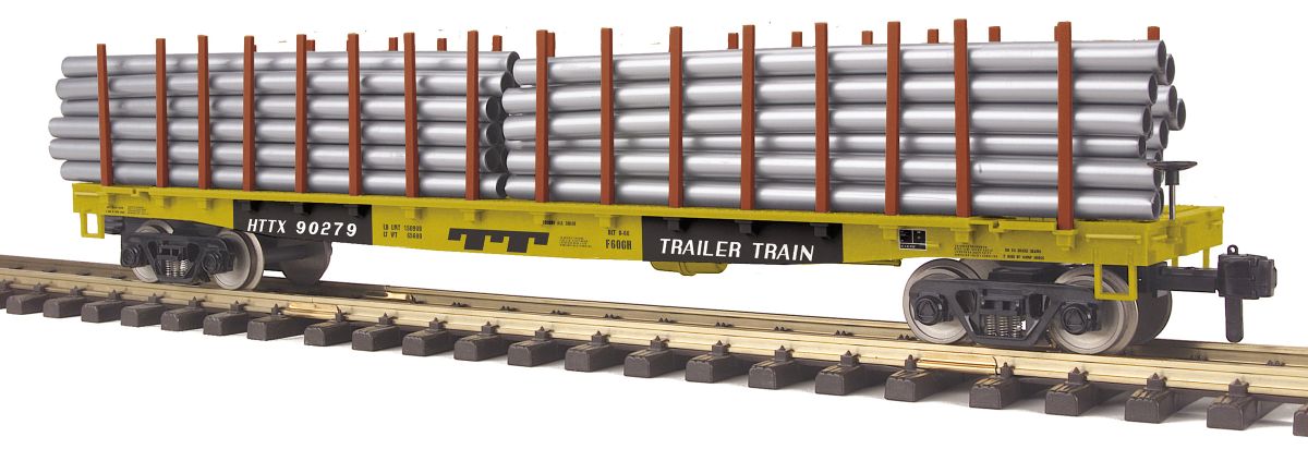 G G Flatcar w/Pipe Load