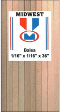 Balsa 1/16x1/16x36
