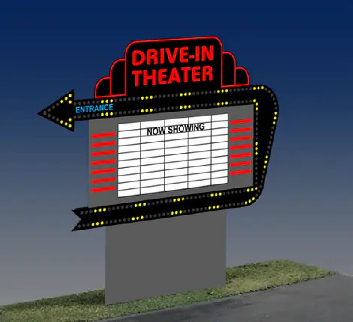Drive In Sign