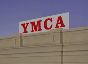 YMCA Horizontal Sign  (Lg)