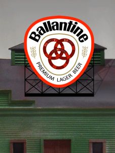 Ballentine Beer Sign  (Med)