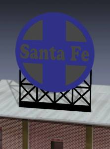 Santa Fe Sign  (Med)