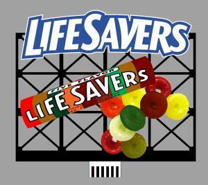 Lifesavers Billboard Sign  (Sm)