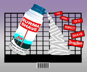 Burma Shave Sign  (Sm)