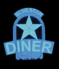 Blue Star Diner Sign  (Sm)