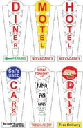 Vertical Multi Graphic Sign