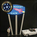 Rocket Cafe Sign