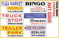 Trailer Park Arrow Sign