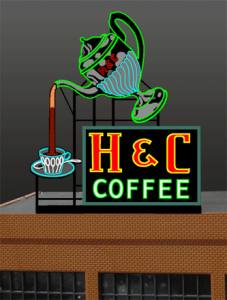 H&C Coffee Sign