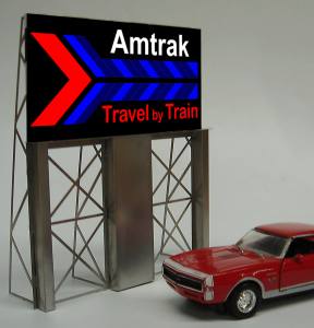 Amtrak Sign