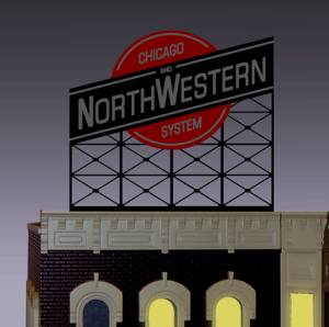 Chicago Northwestern Sign  (Lg)