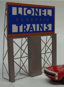 Lionel Roadside Billboard Sign