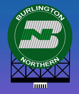 Burlington Northern Sign  (Lg)