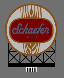Schaefer Beer Sign  (Lg)
