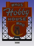 Who's Hobby House Sign  (Lg)