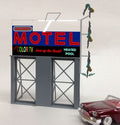 Motel Roadside Billboard Sign