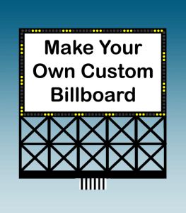 Custom Billboard Sign  (Lg)