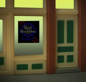 Pabst Window Sign