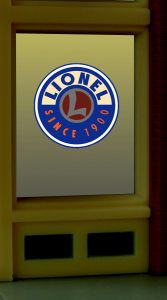 Lionel Window Sign