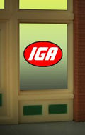 IGA Window Sign