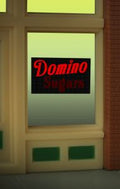 Domino Window Sign  (HO/O)