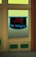 Mobil Window Sign  (HO/O)