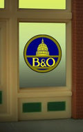 B&O Window Sign HO/O