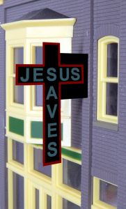 Jesus Saves Sign  (Lg)