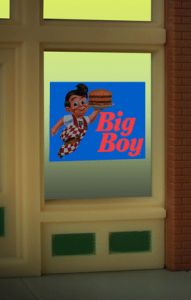 Big Boy Window Sign