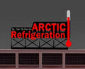 Arctic Refrigerator Sign  (Med)