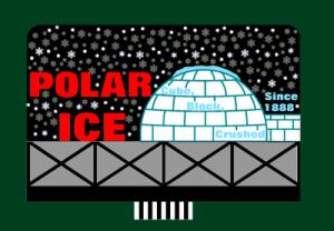 Polar Ice Sign  (Lg)
