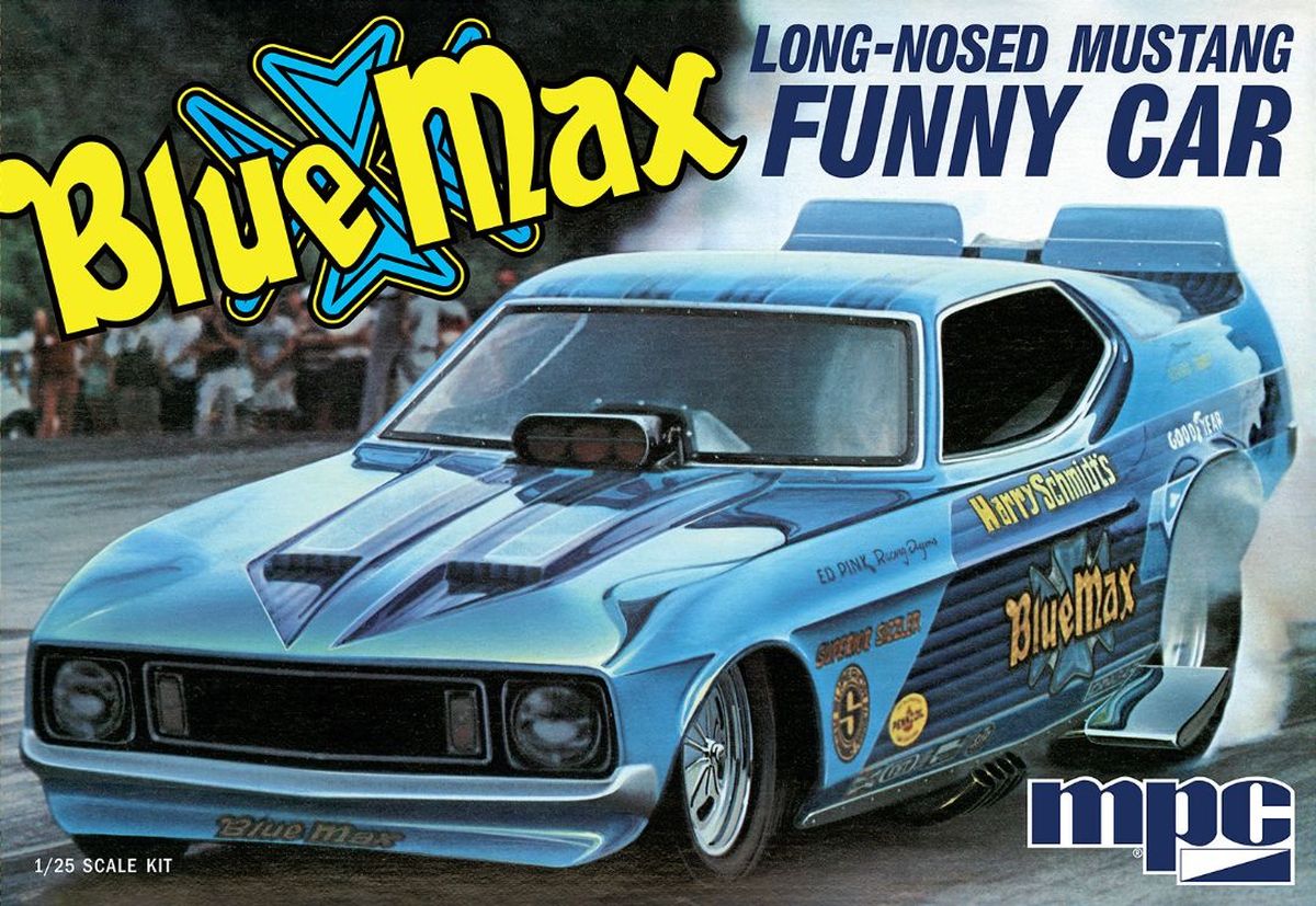 Blue Max Long Nose Mustang Funny Car Skill 2
