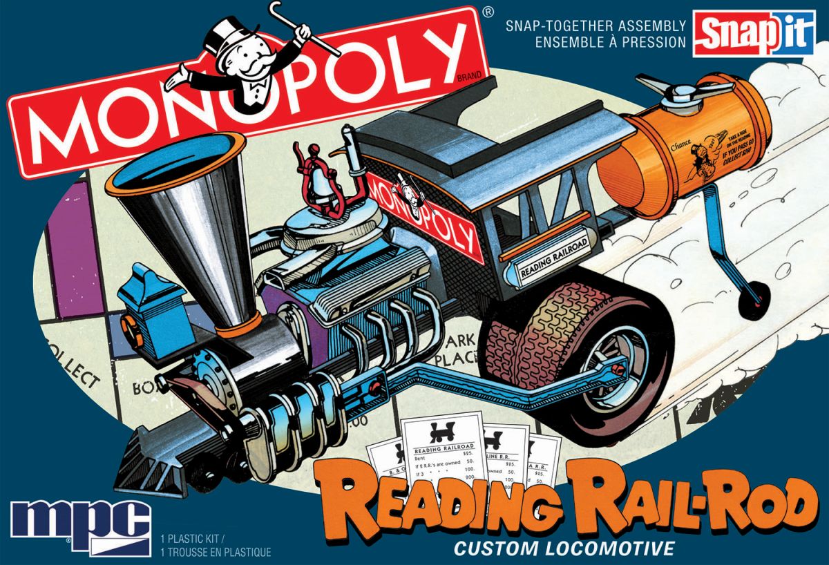 Monopoly Reading Rail Rod Custom Locomotive (SNAP) Skill 1