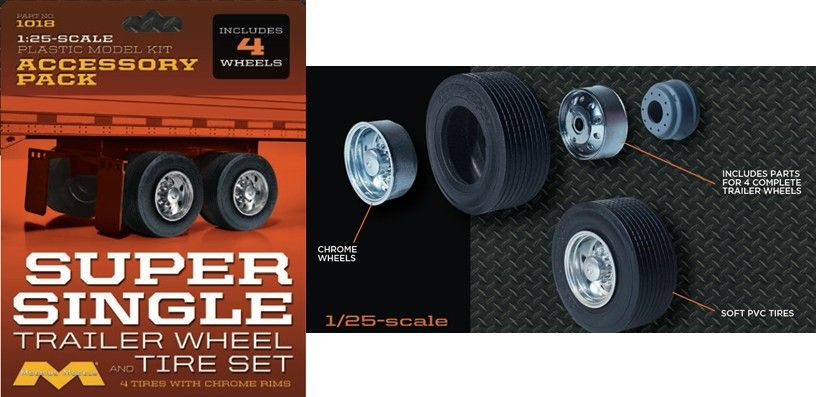 Super Single Trailer Wheel & Tire Set